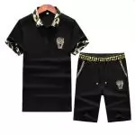 versace t shirt and shorts survetement manches courte baroque col medusa